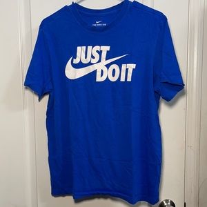 Nike cotton BLUE tee